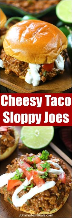 Cheesy Taco Sloppy J