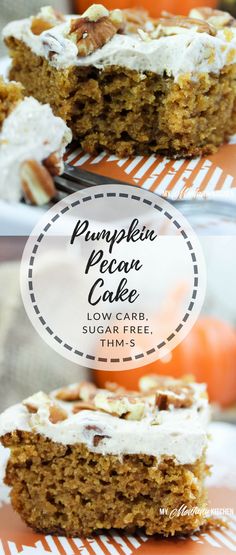 Pumpkin Pecan Cake (