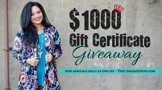 awesome $1000 Gift C