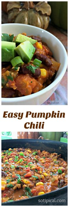 Easy Pumpkin Chili -