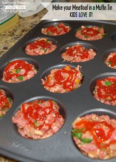 Mini Meatloaves for