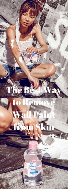 The Best Way to Remove Wall Paint from Skin // MaQ and Suz // www.suzannespiegoski.com
