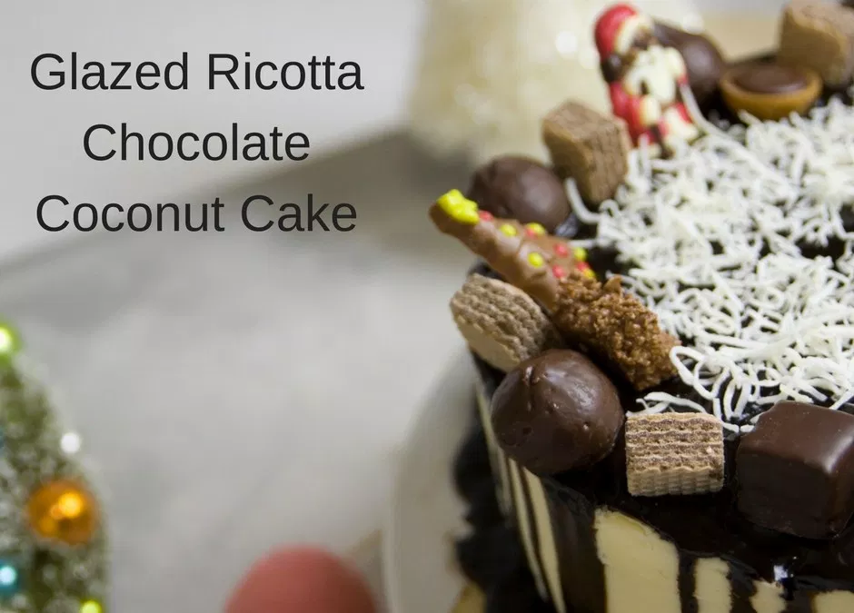 Glazed Ricotta Chocolate Coconut Cake Recipe for Holidays – Celebrate With O Organics from Albertsons