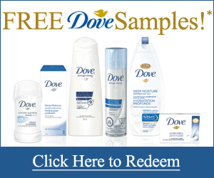 Free Dove Samples – Hot offer! US only!