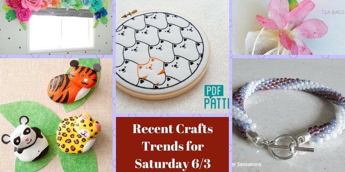 New Crafts Trends for Tuesday 6/6 #crafts #DIY
