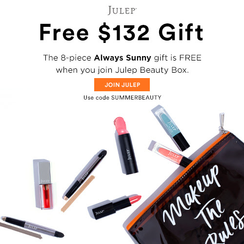 FREE $132 Gift Set with New Julep Beauty Subscriptions