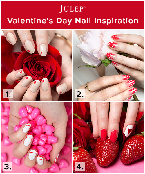 VALENTINE’S DAY DIY NAIL INSPIRATION FROM JULEP