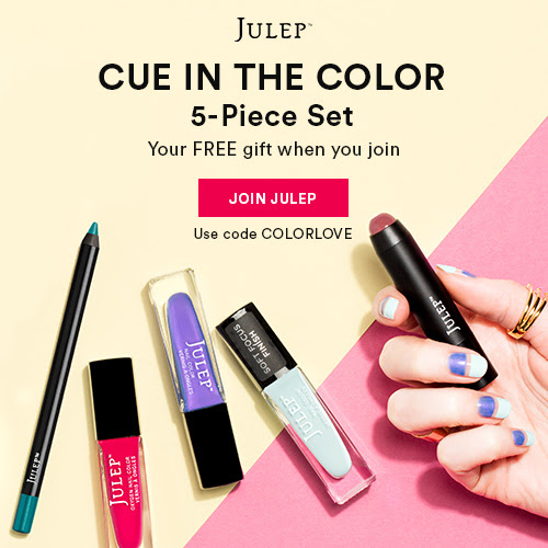 Last Chance: Free 5-Piece “Cue in the Color” Beauty Gift when you join Julep