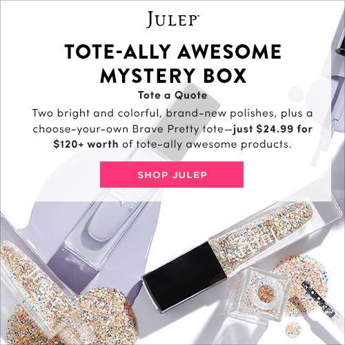 TOTE-ALLY AMAZING JULEP MYSTERY BOX: $120+ of product for just $24.99